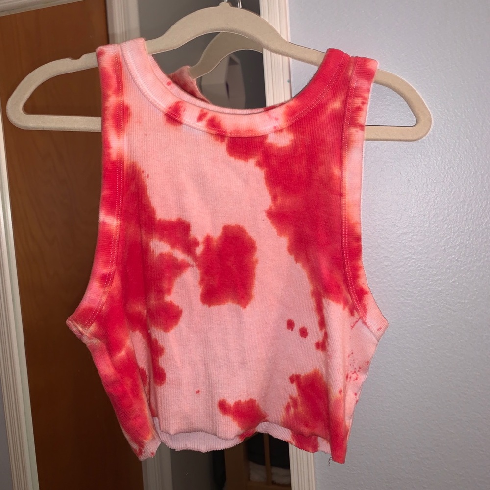 Target cropped tie dye tank